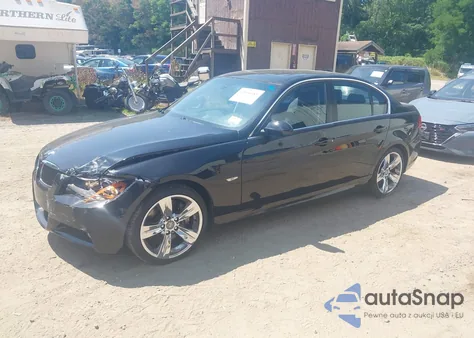 2007 BMW 335I z USA, uszkodzony, nr VIN WBAVB73507VF51705